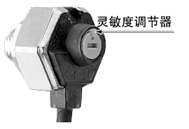 配備靈敏度調(diào)節(jié)器(僅限反射型、帶動(dòng)作切換開(kāi)關(guān)的透過(guò)型)